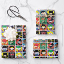 Search for hero wrapping paper Super villain