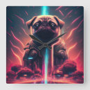 Search for pug clocks Adorable