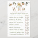 Search for boho baby shower games Elegant
