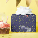 Search for rocket ship wrapping paper Space birthday party