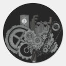 Search for steampunk stickers Clockwork