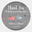 Search for love bird wedding stickers Rustic