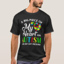 Search for autism brother tshirts Heart
