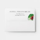 Search for colorful wedding envelopes Botanical