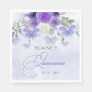Search for purple floral napkins Butterfly