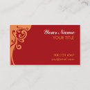 Search for indian business cards Red