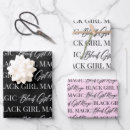 Search for afro wrapping paper Black