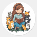 Search for girls reading stickers Reader
