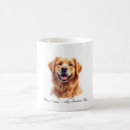Search for pet portrait mugs Golden