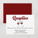 Search for wine glass wedding invitations Red