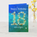 Search for blue stars postcards Gold