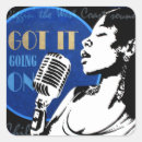 Search for jazz and blues stickers Singer