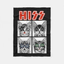 Search for rock band blankets Cat lady