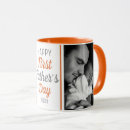Search for orange and white mugs For him