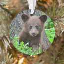 Search for animals of the wild christmas tree decorations Cute baby animal