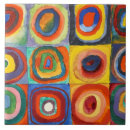 Search for circles and squares tiles Colourful