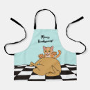 Search for thanksgiving cat aprons Funny