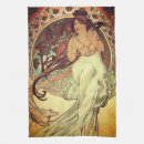 Search for alphonse mucha tea towels Woman