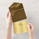 Search for brown damask wedding invitations Vintage