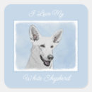 Search for white german shepherd stickers Puppy