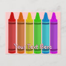 Search for crayons postcards Kindergarten