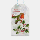 Search for christmas robin gift tags Holly
