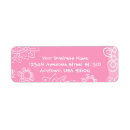 Search for henna return address labels Pink