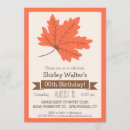 Search for brown 60th birthday invitations Fall