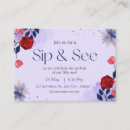 Search for baby introduction invitations Sip and see