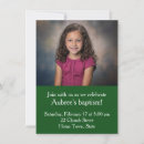 Search for lds christening invitations Green