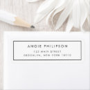 Search for charcoal return address labels Elegant