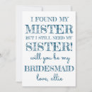 Search for sister invitations Proposal