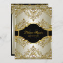 Search for pearl quinceanera invitations Gold