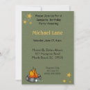 Search for campfire birthday invitations Stars