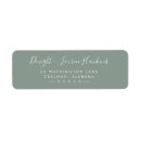 Search for olive return address labels Classic