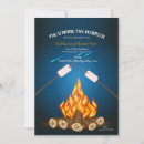 Search for bonfire party invitations S'mores