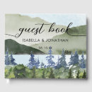 Search for mountain wedding guest books Landscape