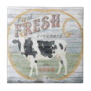 Search for cow tiles Vintage