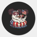 Search for patriotic dog stickers Red white blue