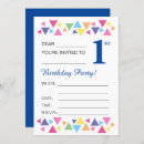Search for triangle birthday invitations For kids