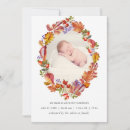 Search for thanksgiving birth announcement cards Autumn