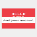 Search for nametag stickers Red