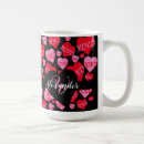 Search for black heart pattern mugs Xoxo