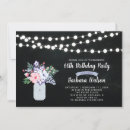 Search for chalkboard 60th birthday invitations String lights