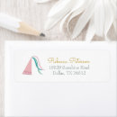 Search for baby princess return address labels Watercolor