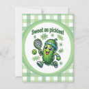 Search for funny pickle postcards Pickleball player