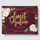 Search for floral guest books Blush