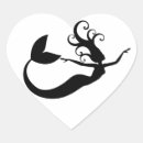 Search for heart in sand stickers Sea