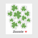 Search for 3 leaf stickers St patricks day