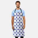 Search for blue polka dot aprons Geometric pattern